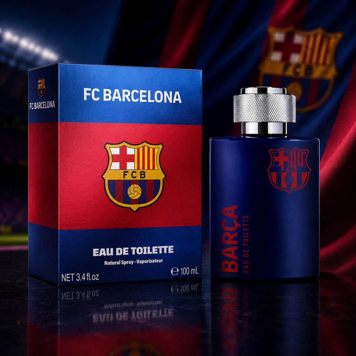 🔵🔴 FC BARCELONA — EAU DE TOILETTE MEN 3.4 oz⚽🔥