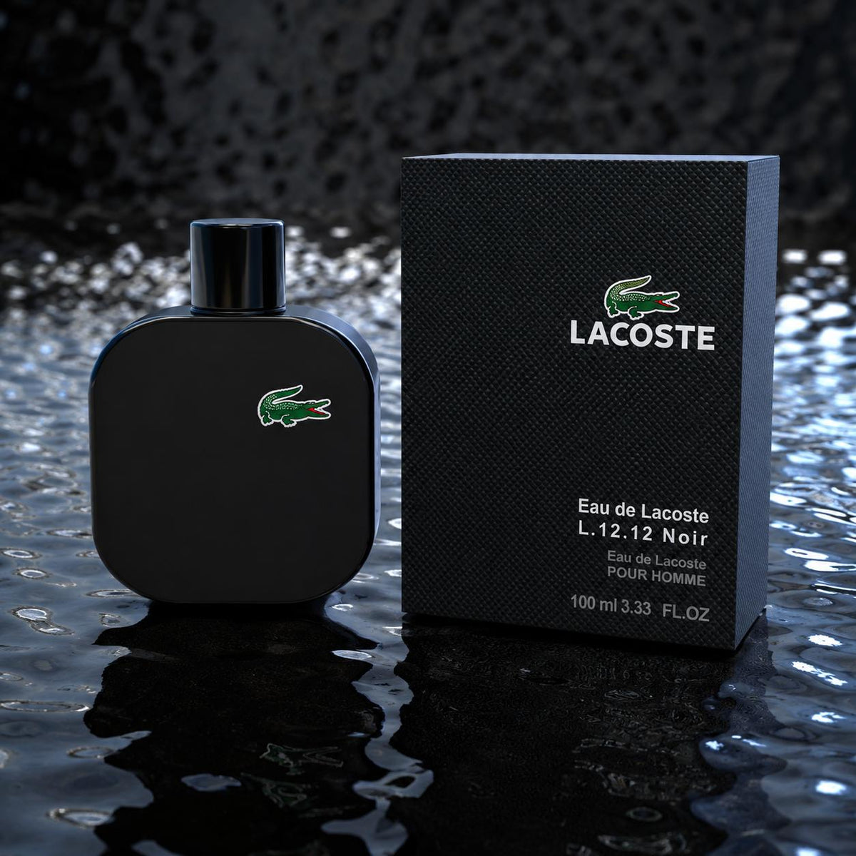 🖤 LACOSTE L.12.12 NOIR 🐊🌙